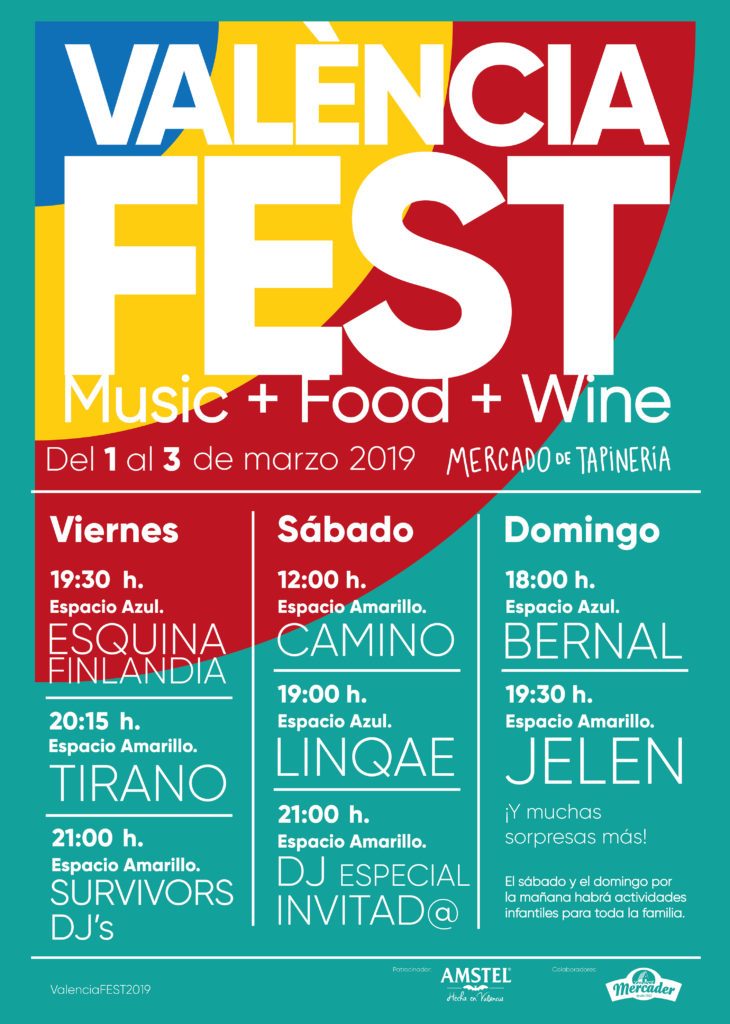 Cartel Programa Valencia Fest